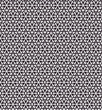 Kusursuz geometrik süslemeli vektör arkaplanı