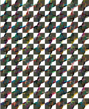  Soyut arkaplan. Kusursuz geometrik süslemeli desen.