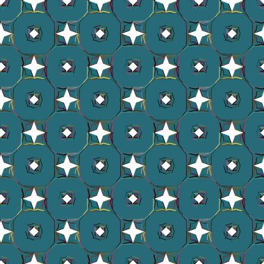 soyut geometrik süslemeli desen, vektör 