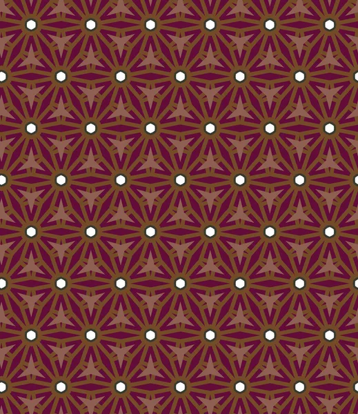 抽象的な背景 シームレスな幾何学装飾パターン — ストックベクタ