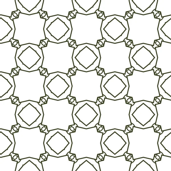 Fondo Abstracto Patrón Ornamental Geométrico Sin Costuras — Vector de stock