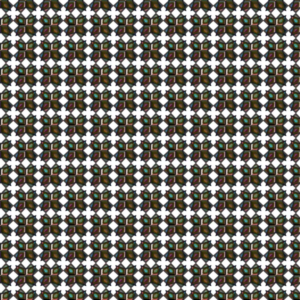 Süslü geometrik dikişsiz arkaplan, vektör 