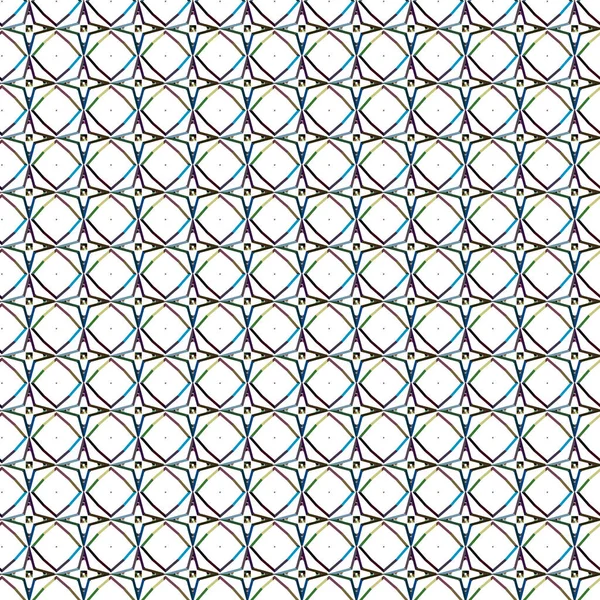 Абстрактный Фон Бесшовный Геометрический Орнаментальный Узор — стоковый вектор