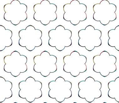 Kusursuz şablon, soyut duvar kağıdı, vektör illüstrasyonu 