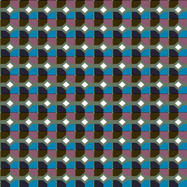 soyut kaleydoskop kumaş dikişsiz arkaplan, vektör illüstrasyonu