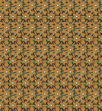 Kusursuz arkaplanı olan soyut grafik deseni
