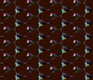 soyut kaleydoskop kumaş dikişsiz arkaplan, vektör illüstrasyonu