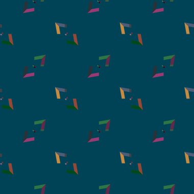 Vektör çizimi, geometrik dikişsiz arkaplan