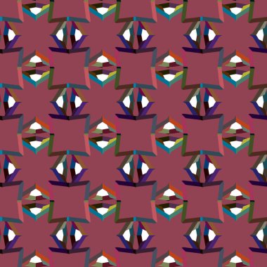 Kusursuz arkaplanı olan soyut grafik deseni