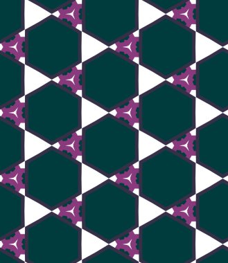 Süslü geometrik dikişsiz arkaplan, vektör 