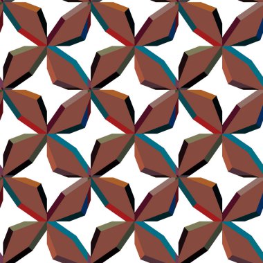 Kusursuz arkaplanı olan soyut grafik deseni