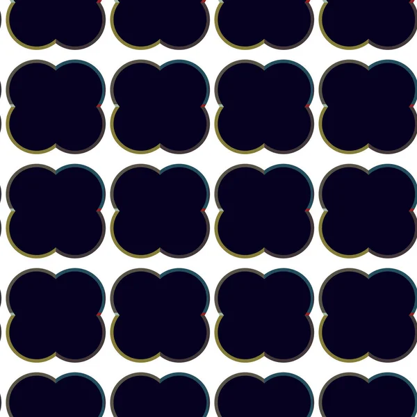 Fundo Abstrato Padrão Ornamental Geométrico Sem Costura —  Vetores de Stock