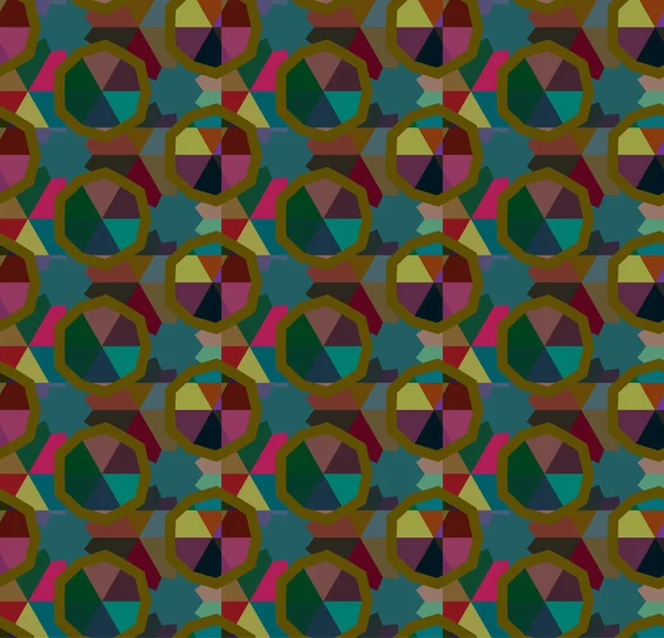 Abstracte Achtergrond Naadloos Geometrisch Sierpatroon — Stockvector