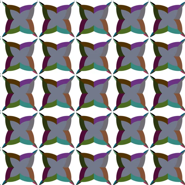 Patrón Ornamental Geométrico Abstracto Vector — Archivo Imágenes Vectoriales