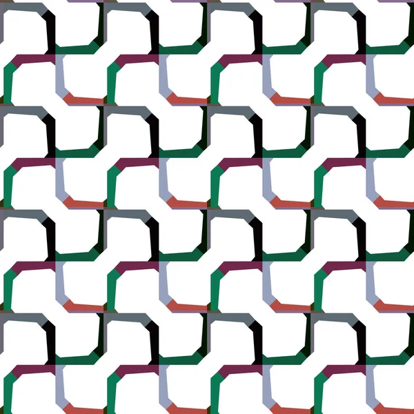 Sömlös Mall Abstrakt Tapet Vektor Illustration — Stock vektor