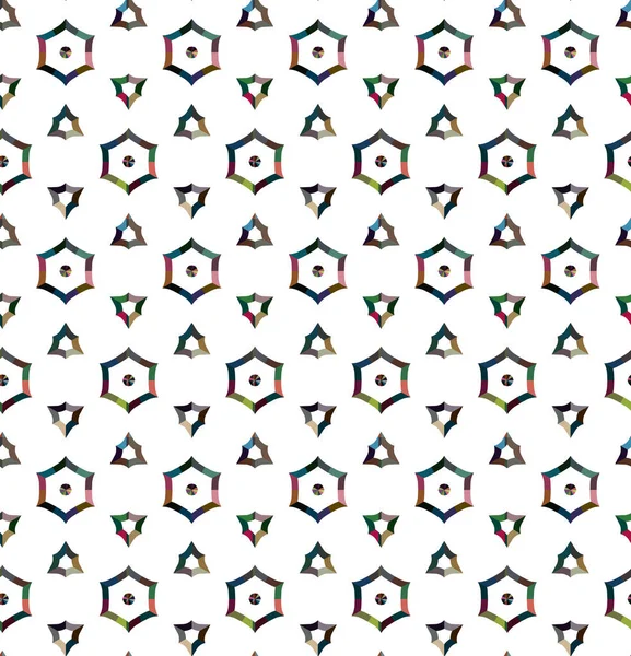 Abstrakter Hintergrund Nahtlose Geometrische Ziermuster — Stockvektor