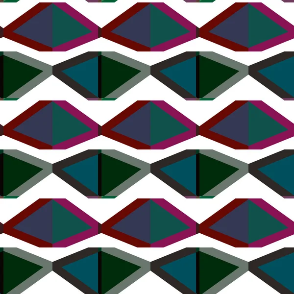 Fondo Abstracto Patrón Ornamental Geométrico Sin Costuras — Archivo Imágenes Vectoriales