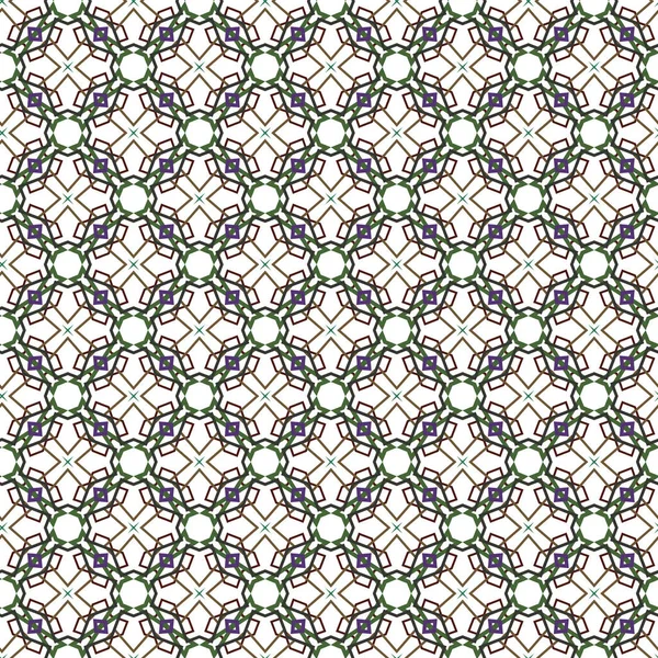 Abstrakt Bakgrund Sömlöst Geometriskt Prydnadsmönster — Stock vektor