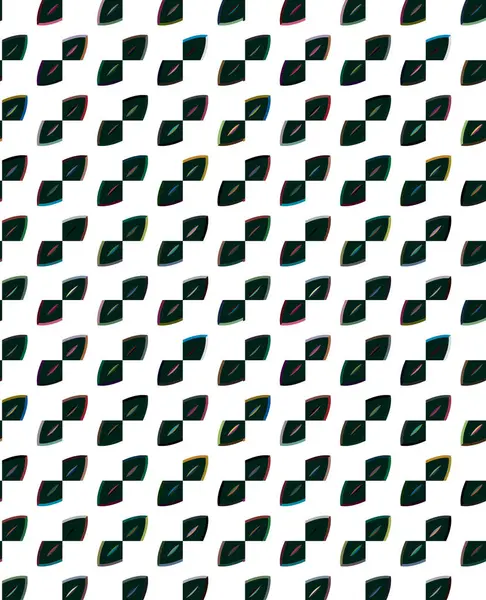 Abstracte Achtergrond Naadloos Geometrisch Sierpatroon — Stockvector