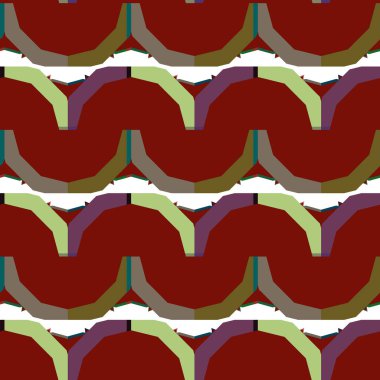 soyut kaleydoskop kumaş dikişsiz arkaplan, vektör illüstrasyonu