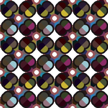 soyut vektör sanatı, geometrik şekiller, uzay dokusunu kopyala