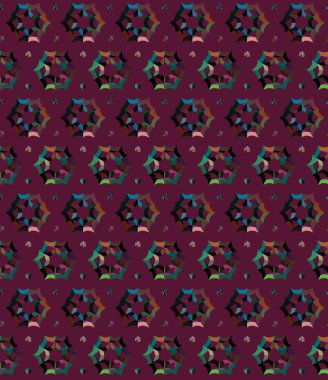 Vektör çizimi, geometrik dikişsiz arkaplan