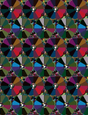 soyut vektör sanatı, geometrik şekiller, uzay dokusunu kopyala