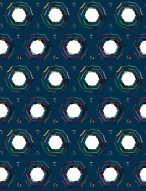 Vektör çizimi, geometrik dikişsiz arkaplan