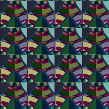 Vektör çizimi, geometrik dikişsiz arkaplan