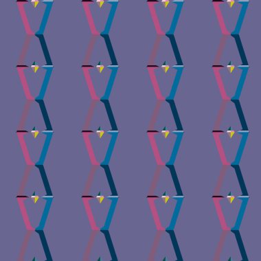 soyut vektör sanatı, geometrik şekiller, uzay dokusunu kopyala