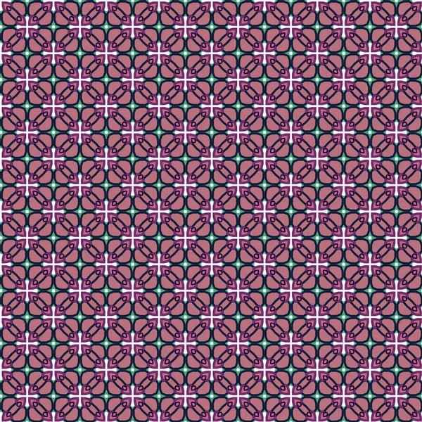 Fondo Abstracto Patrón Ornamental Geométrico Sin Costuras — Archivo Imágenes Vectoriales