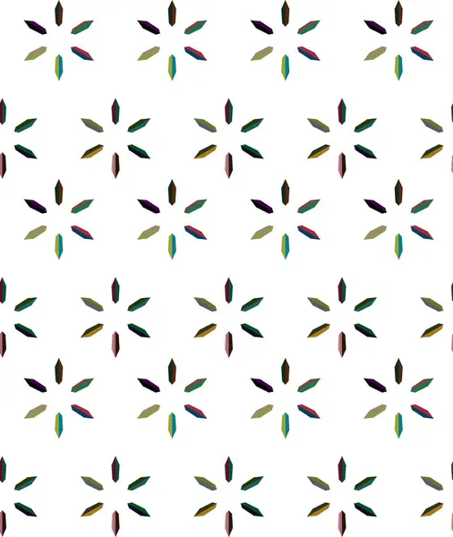 Fondo Abstracto Patrón Ornamental Geométrico Sin Costuras — Vector de stock