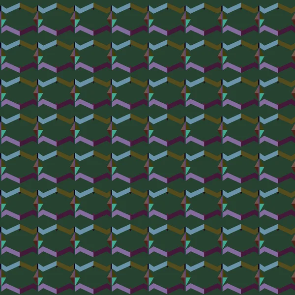 Fondo Abstracto Patrón Ornamental Geométrico Sin Costuras — Archivo Imágenes Vectoriales