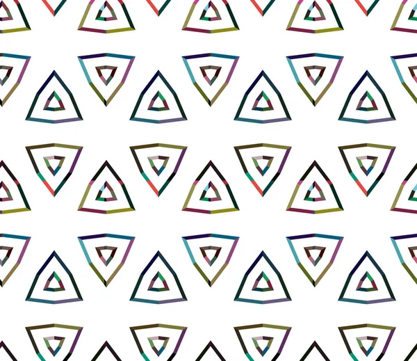 Ornamentaal Abstract Geometrisch Ornamentspatroon Vector — Stockvector