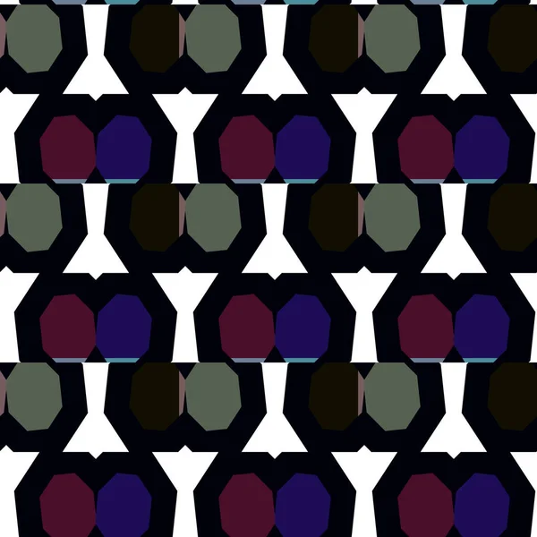 Fondo Abstracto Patrón Ornamental Geométrico Sin Costuras — Archivo Imágenes Vectoriales