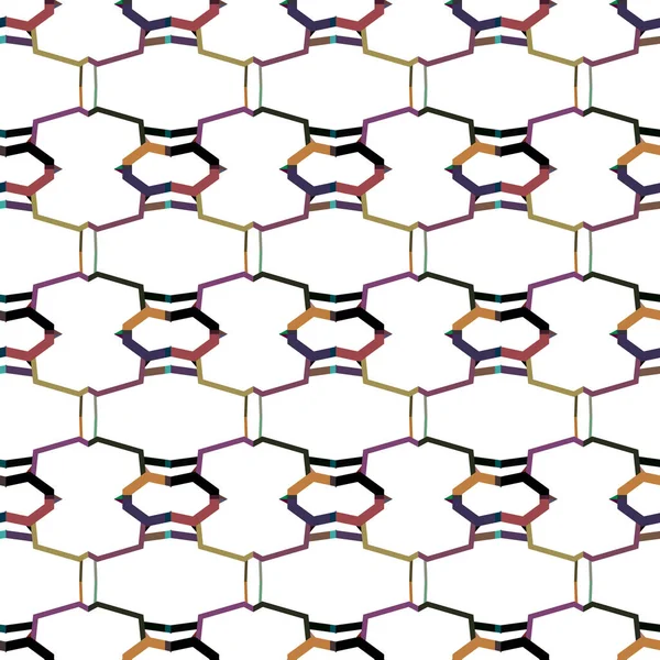 Abstrakter Hintergrund Nahtlose Geometrische Ziermuster — Stockvektor