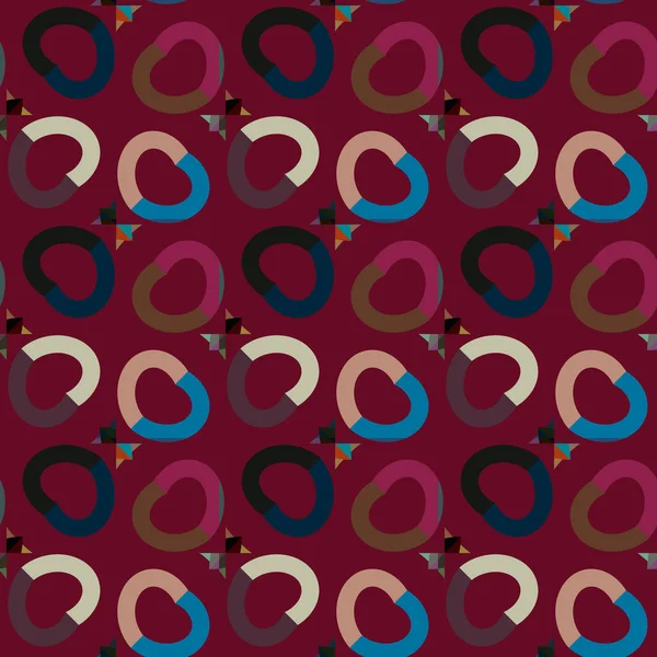 soyut kaleydoskop kumaş dikişsiz arkaplan, vektör illüstrasyonu