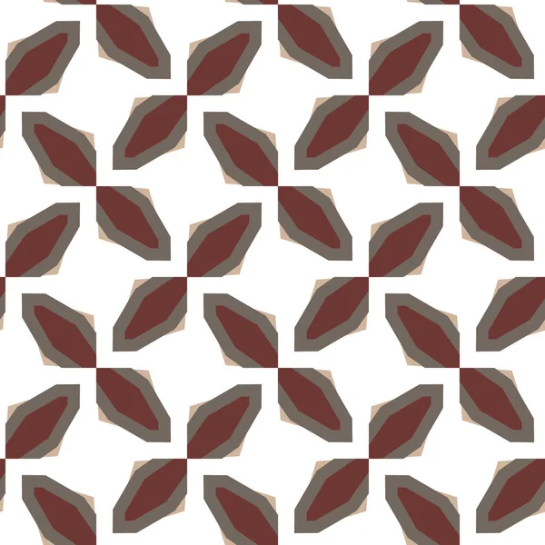 Fundo Abstrato Padrão Ornamental Geométrico Sem Costura — Vetor de Stock