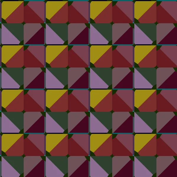 抽象的な背景 シームレスな幾何学装飾パターン — ストックベクタ