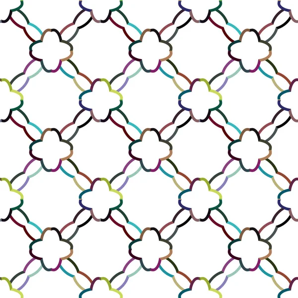 Abstrakcyjne Tło Bezszwowy Geometryczny Wzór Dekoracyjny — Wektor stockowy