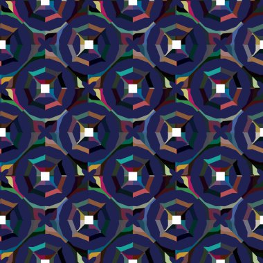 soyut vektör sanatı, geometrik şekiller, uzay dokusunu kopyala