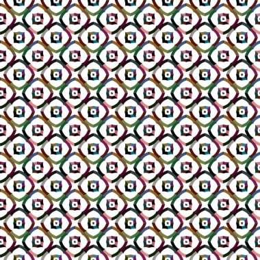 soyut kaleydoskop kumaş dikişsiz arkaplan, vektör illüstrasyonu