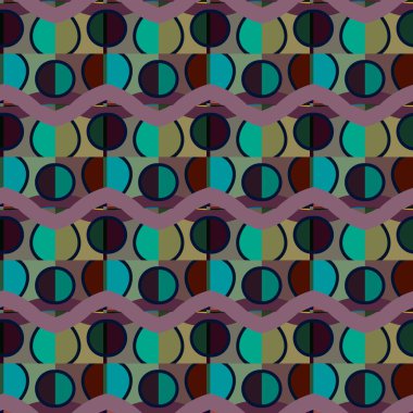 soyut vektör sanatı, geometrik şekiller, uzay dokusunu kopyala