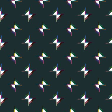 Kusursuz arkaplanı olan soyut grafik deseni