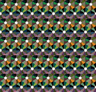 Kusursuz arkaplanı olan soyut grafik deseni