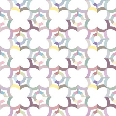 Kusursuz şablon, soyut duvar kağıdı, vektör illüstrasyonu 