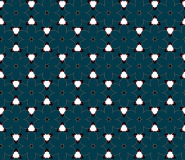 Süslü geometrik dikişsiz arkaplan, vektör 