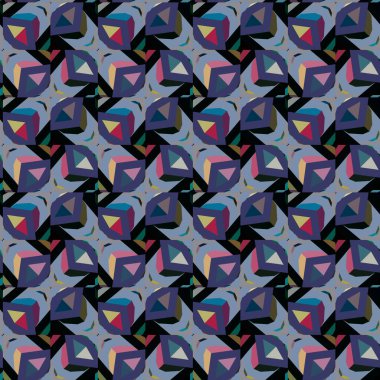  Soyut arkaplan. Kusursuz geometrik süslemeli desen.