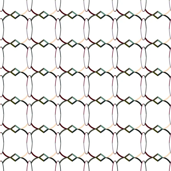 Abstraktní Pozadí Bezešvé Geometrické Ornamentální Vzor — Stockový vektor