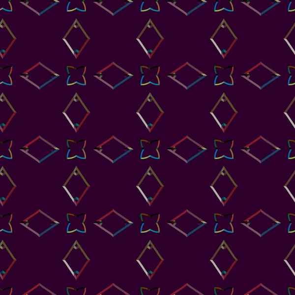 Fond Abstrait Motif Ornemental Géométrique Sans Couture — Image vectorielle